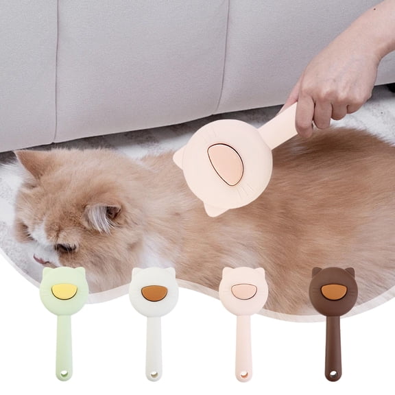 KOYPTL Pet Grooming Brush - Deshedding Tool for Dogs & Cats, Short/Long Hair - Indoor Cat Brush for Shedding, Gentle Cleaning Comb for Puppies & Kittens