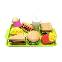 KOYPTL Play Food for Kids 3-5 Year Old, Kitchen Pretend Play Sets Hamburger French Fries Toddlers Toy 2-4 Girl Boy Birthday Gift Age 3 4 5 6 Christmas Gift for Kids