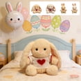 thumbnail image 1 of KOYPTL Plush Bunny Toys for Boys Girls 2 3 4+,Easter Gifts Easter Decorations for Home Stuffed Animal Toys Rabbit Doll with Long Ears Holiday Party Favors Xmas Birthday Valentines Day Gifts for Women, 1 of 7