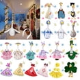 thumbnail image 1 of KOYPTL Porch Goose Outfits,All Seasons Holiday Christmas,St.Patrick's Day,Easter,Valentine,Birthday,Goose Outfits for Patio Yard Garden Decor,23" Porch Goose Decorations Include Costume & Accessories, 1 of 8