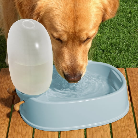 KOYPTL Portable Pet Water Bottle & Bowl, 17oz Leak - Proof Travel Dispenser for Outdoor Walking, Hiking(