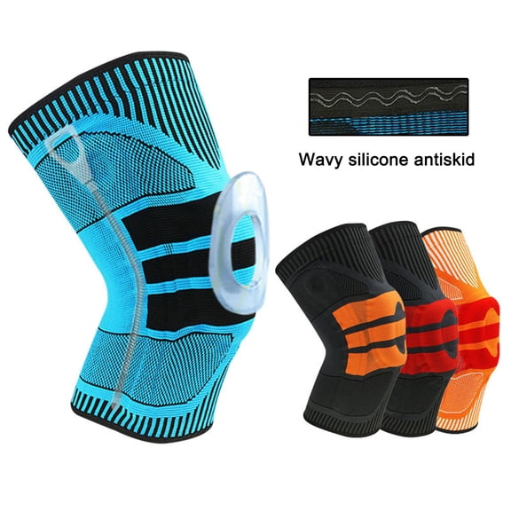 KOYPTL Professional Knee Brace for Pain Relief Soft Breathable Knee Pads with Patella Pad & Side Stabilizers Compression Knee Sleeve for Meniscus Tear ACL Joint Pain Runner Workout(1pc)
