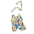 thumbnail image 1 of KOYPTL Realistic Girls Doll Clothes for Baby 8 Inch-Simulation Reborn Doll Girls Clothes Toy -Yellow and Floral Print Jumpsuit & Hair Tie Gift for Toddlers Pretend Play Accessories Christmas Birthday, 1 of 6