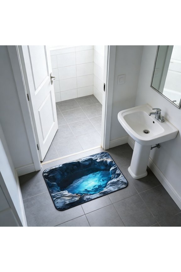 Realistic Optical Illusion Rug 31"x47",Multi-Design Rugs,Non-Slip High Definition Look Like a Trap Rug for Living Room Playroom Indoor Washable Absorbent Diatomite Mud Entrance Door Mat