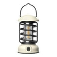 thumbnail image 1 of KOYPTL Rechargeable Retro Warm Lantern Adjustable Waterproof Emergency Light Ideal for Outdoor Fishing Hurricanes and Adventures Portable Waterproof Camping Ligh Camping Lantern White, 1 of 9
