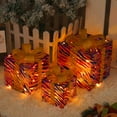 thumbnail image 1 of KOYPTL Set Of 3 Christmas Light Box Decorations with Remote Control LED Lighted Gift Boxes, Present Boxes Ornament with Bows for Xmas Tree Indoor Yard Home Party Gift Box Decorations, 1 of 9