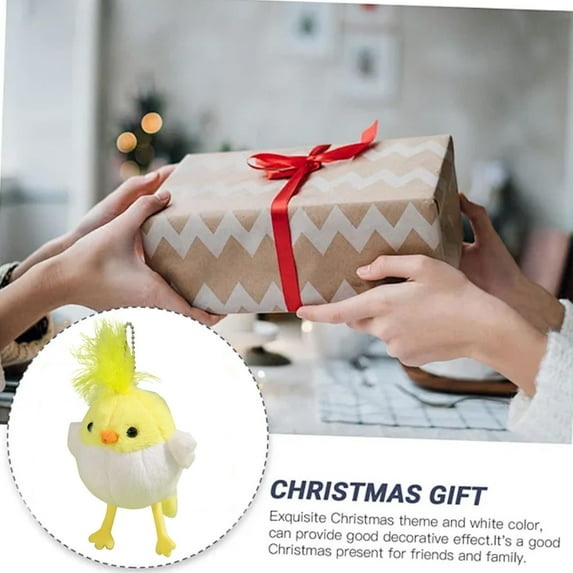 KOYPTL Simulation Bird Interactive Soft Toy with Realistic Chirping Sound for Soothing Babies and Car Decoration,Gift for Infant Sensory Learning Engagement Christmas Stocking Stuffers