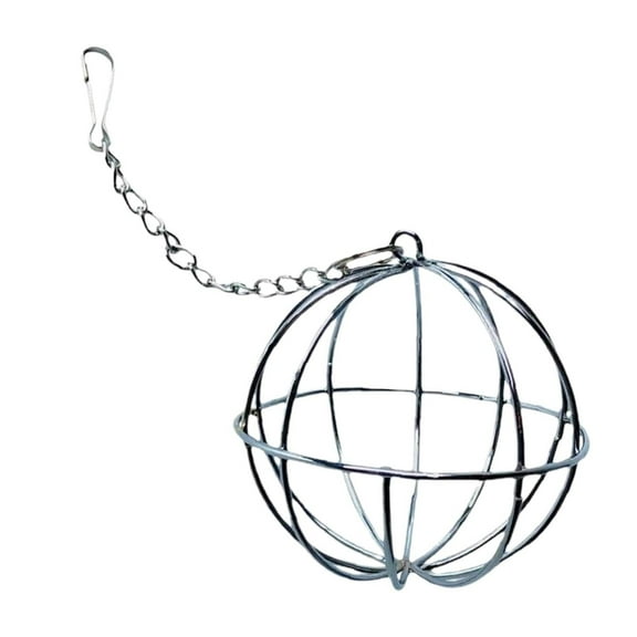 KOYPTL Stainless Steel Rabbit Hay Feeder Hummingbirds,Reusable Sphere Rabbits Feeding Grass Ball Hanging Feed Dispenser for Rodents Bunny Hamster Guinea Pig Rat Chinchilla Rodents Pet Supplies