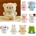 thumbnail image 1 of KOYPTL Stuffed Animals Toys for Toddlers 1 2 3+ Ultra Soft Cute Plush Toys 10 Inch Animals Doll Hugging Pillow for Soothing Sleep Christmas Birthday Easter Baskets Stuffers Gift for Boys Girls, 1 of 6