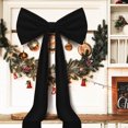 thumbnail image 1 of KOYPTL Super Large Velvet Bow Valentines Day Decoration 71"x 20"Big Satin Ribbon Bow with Long Tails for Wedding Birthday Party Backdrop Wall Christmas Tree Indoor Outdoor Home Decorations, 1 of 9