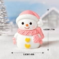 thumbnail image 1 of KOYPTL Tabletop Christmas Decoration for Bedroom Fireplace,Santas Snowman Resin Microlandscape Statue Ornament for Clear Xmas Ball Doll House Crystal Ball Accessories Chrismtas Stocking Stuffers, 1 of 4