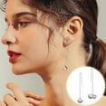thumbnail image 1 of KOYPTL Valentine's Day Gift for Girlfriend Wife, Pearl Ear Wires Openable Pearl Geometric Scallop Earrings, Mother's Day Gift for Mother, Birthday Present for Daughter, 1 of 9