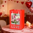 thumbnail image 1 of KOYPTL Valentine's Gift Bags with Handles Window for Women Girls,Reusable Durable Paper Tote Bags Presents Bag for Holiday Xmas Party Decorations Supplies Containers and Flowers Favors Gifts Wrapping, 1 of 6