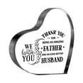 thumbnail image 1 of KOYPTL Valentines Day Gifts for Husband Acrylic Keepsake 3.9x3.9 Inch Birthday Gift Engraved Sign Plaque Presents From Wife Table Decoration for Christmas Anniversary Thanksgiving Gifts, 1 of 4