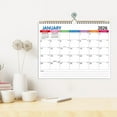 thumbnail image 1 of KOYPTL Wall Calendar 2026-2027,18 Monthly Calendar from Jan. 2026 to Jun. 2027 Modern Greenery Aesthetic Calendar,Perfect for Planning and Organizing Home School Study Supplies, 1 of 5