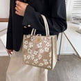 thumbnail image 1 of KOYPTL Women Tote Bag Casual Tote's Handbag Embroidered Personalized Bento Bag,Reusable Grocery Bags Shopping Bags, 1 of 6