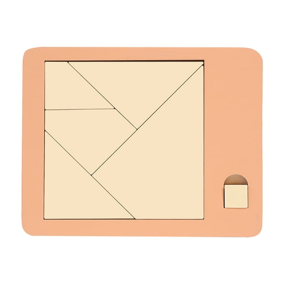 KOYPTL Wooden Triangle Puzzle,Irregular Shape Jigsaw Puzzles,Russian Block Puzzle Tabletop Brain Teaser Board Game for Toddlers Adults 3-6 4-8+ Years Old,Gift for Boys Girls Christmas Birthday Travel