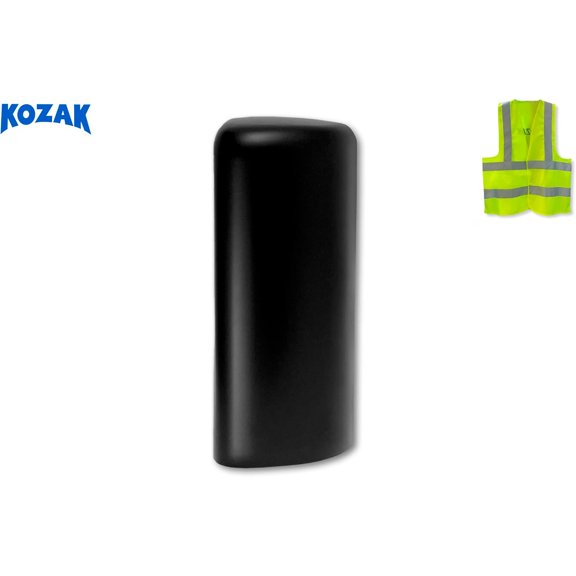 KOZAK Black Door Mirror Cover Left Driver Side Compatible with International LT625