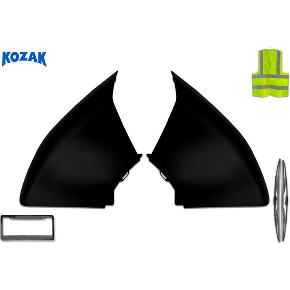 KOZAK Bumper Air Flow Deflectors Set 24506782 24506783 Compatible with Volvo VNL