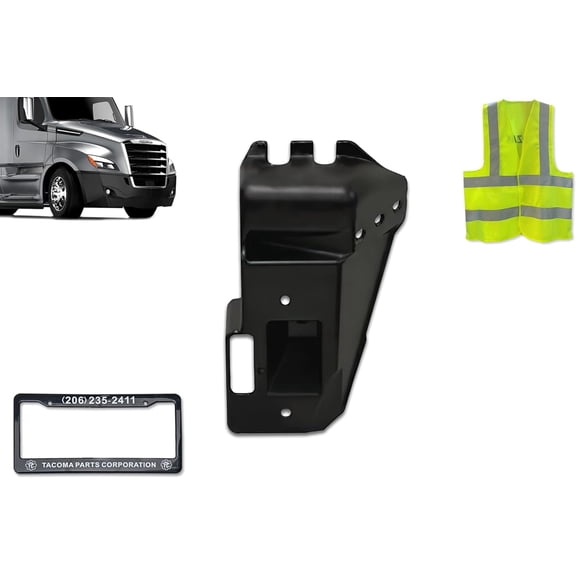 KOZAK Compatible with Freightliner Cascadia 2018+ Bumper Mounting Bracket Metal Left Side