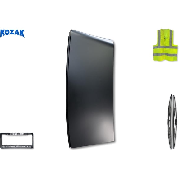 KOZAK Cab Cabin Upper Side Sleeper Fairing Extender Right Passenger Side Compatible with 579 2022+