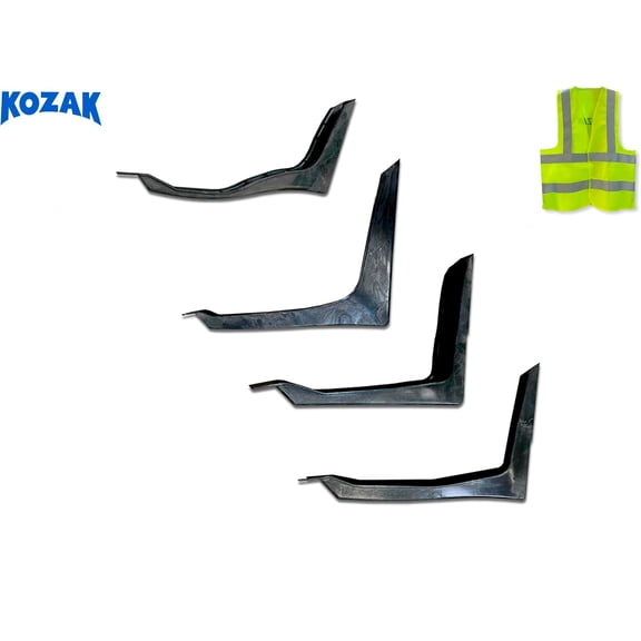KOZAK Cabin Fairing Brackets/Mounts Set R1, R2, R3, R4 Passenger Right Side Compatible with International LT LT625