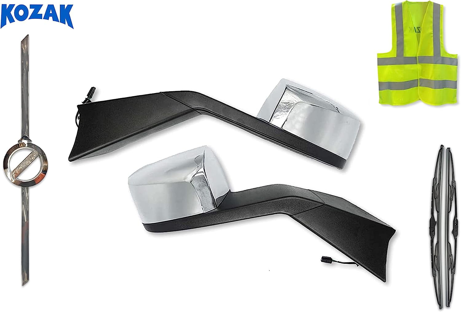 Left Side, UK Passenger Side Nearside Wing Mirror Glass Non Heated FOR - Foto 7