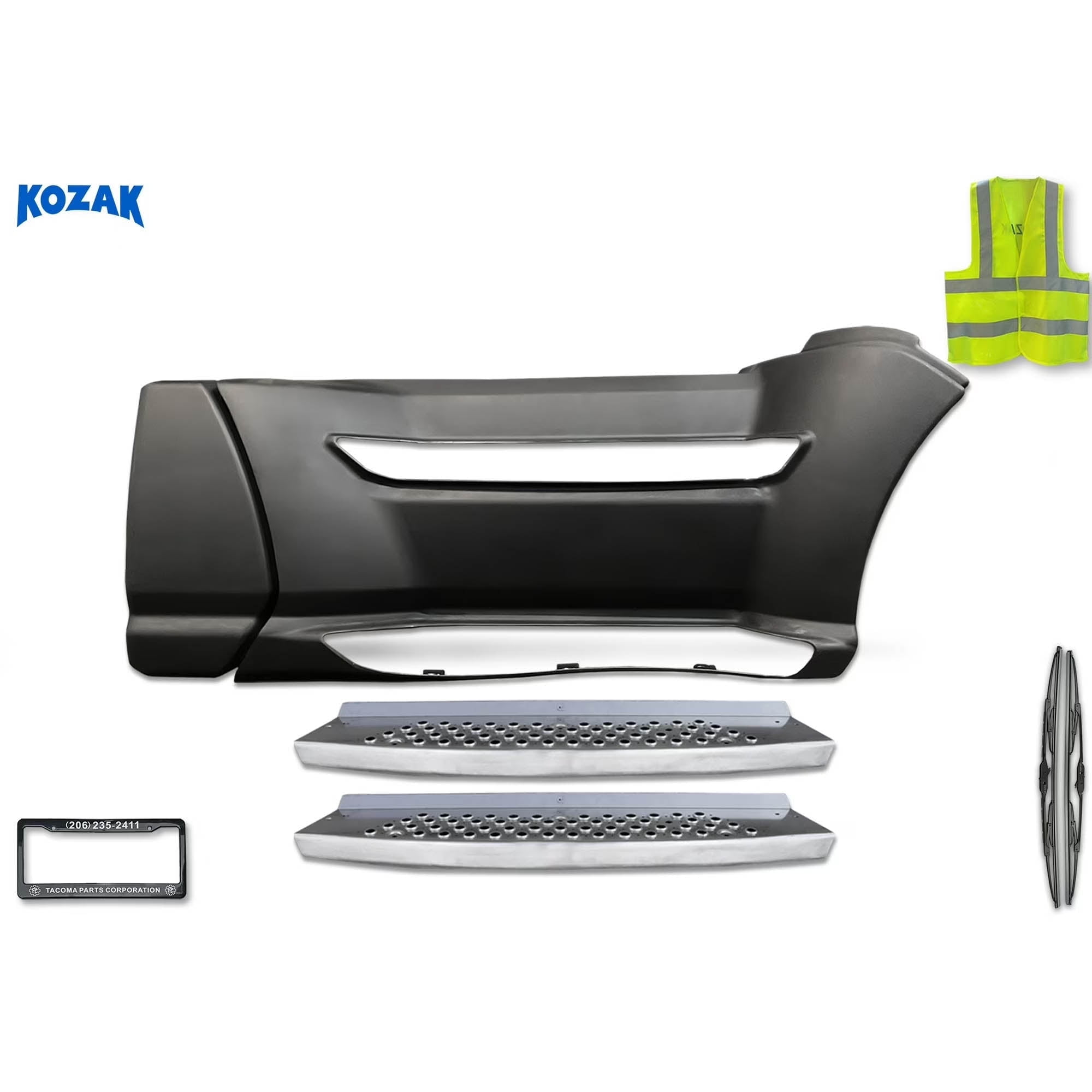 KOZAK Compatible with T660 Front Fairing Panel with 2x Steps Right