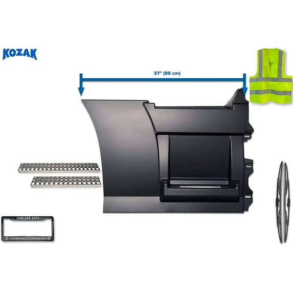 KOZAK Compatible with VNL 2004-2017 Rear Step Side Fairing Panel Right Side 37" (95 cm) w/ steps