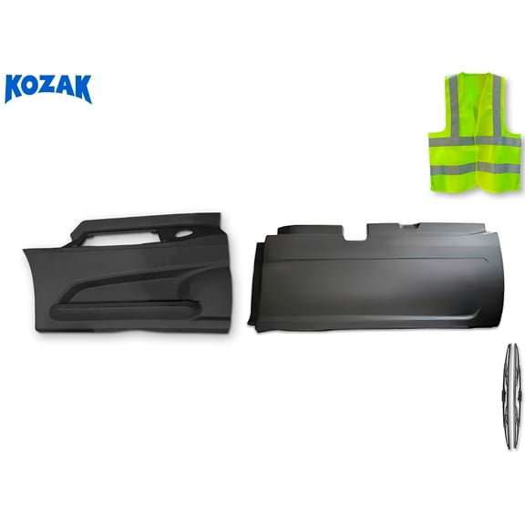 KOZAK Front Fairing Panel and Rear Fairing Panel Left Driver Side Compatible with International LT625
