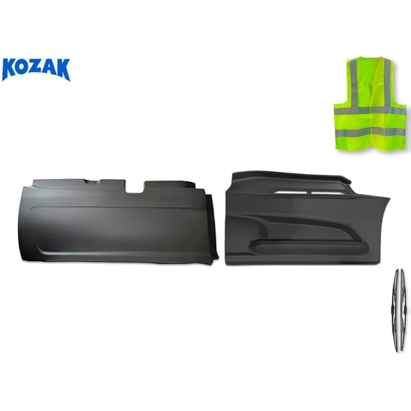 KOZAK Front Fairing Panel and Rear Fairing Panel Right Passenger Side Compatible with International LT625