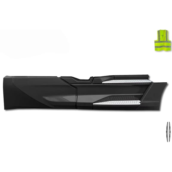 KOZAK Front Fender w/Bracket & Cover, Fairing w/ 2x Steps, Rear Panel w/Under Fairing, Kick Panels Complete Set Right Passenger Side Compatible with T680 Next Gen 2022+