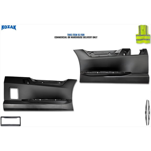KOZAK Front Step Fairing Panels Set with Bracket Right Passenger & Left Driver Side Compatible with Volvo VNL New 2025 2026