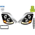 thumbnail image 2 of Volvo VN/VNL LED Turn Signal Hood Mirror Chrome Pair 2004-2017 - East Truck Parts 2 of 12
