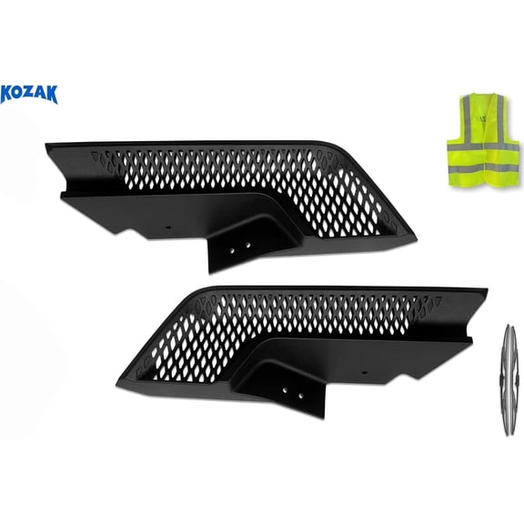 KOZAK Hood Side Fenders Vent Set (Right Passenger & Left Driver Side) Compatible with T680 Next Gen 2022+
