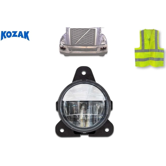 KOZAK LED Fog Light Driving Lamp Compatible with Volvo VNL 2018+
