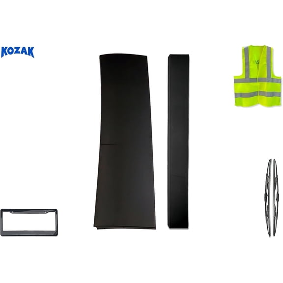 KOZAK Lower Behind Cab Cabin Wind Fairing with Extension, Left Driver Side Compatible with VNL 2004-2017