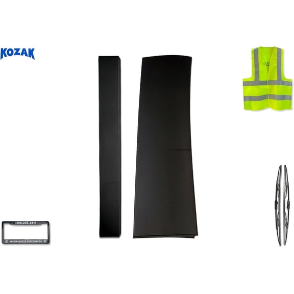 KOZAK Lower Behind Cab Cabin Wind Fairing with Extension, Right Passenger Side Compatible with Volvo VNL 2004-2017