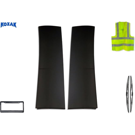 KOZAK Lower Wind Cab Cabin Fairings Set, Right Passenger and Left Driver Side Compatible with Volvo VNL 2004-2017