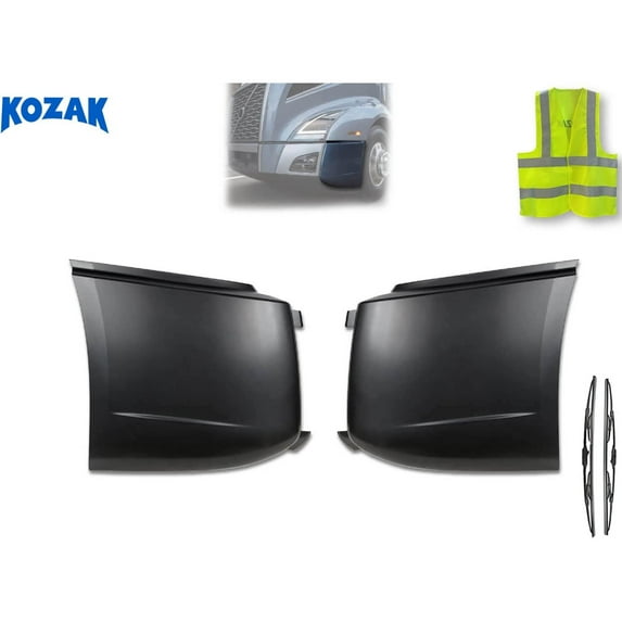 Plastic Bumper Corner Cover Compatible with Volvo VNL 2018 and Newer