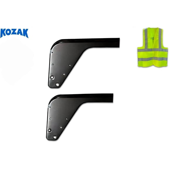 KOZAK Replacement Fairing Brackets SET For Behind Cab Cabin Fairing Extension Lower (Left Driver Side) Compatible with Kenworth T680 Next GEN 2022 2023+