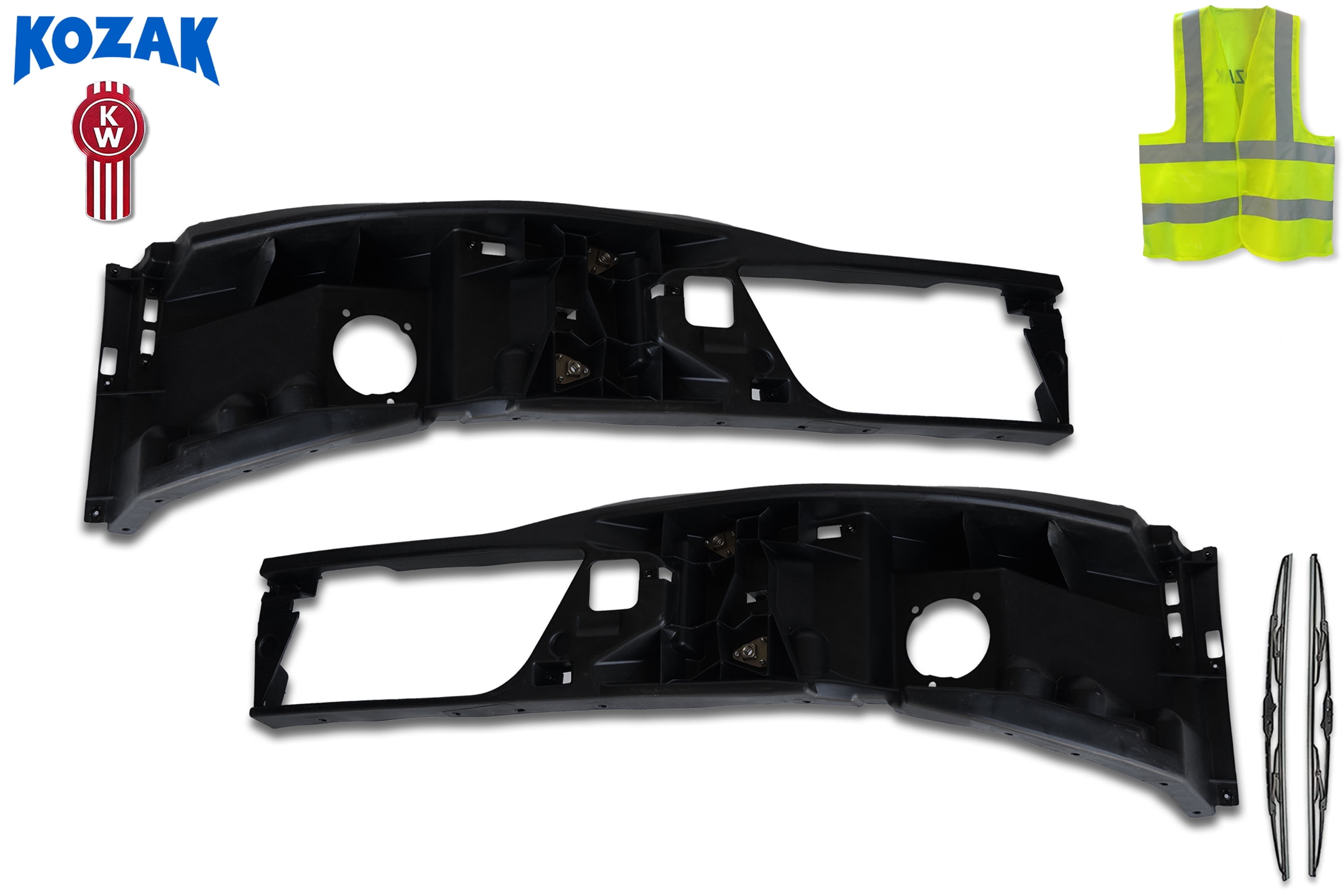 Kenworth T680 Next Gen 2022+ Automotive Inner Bumper Corners