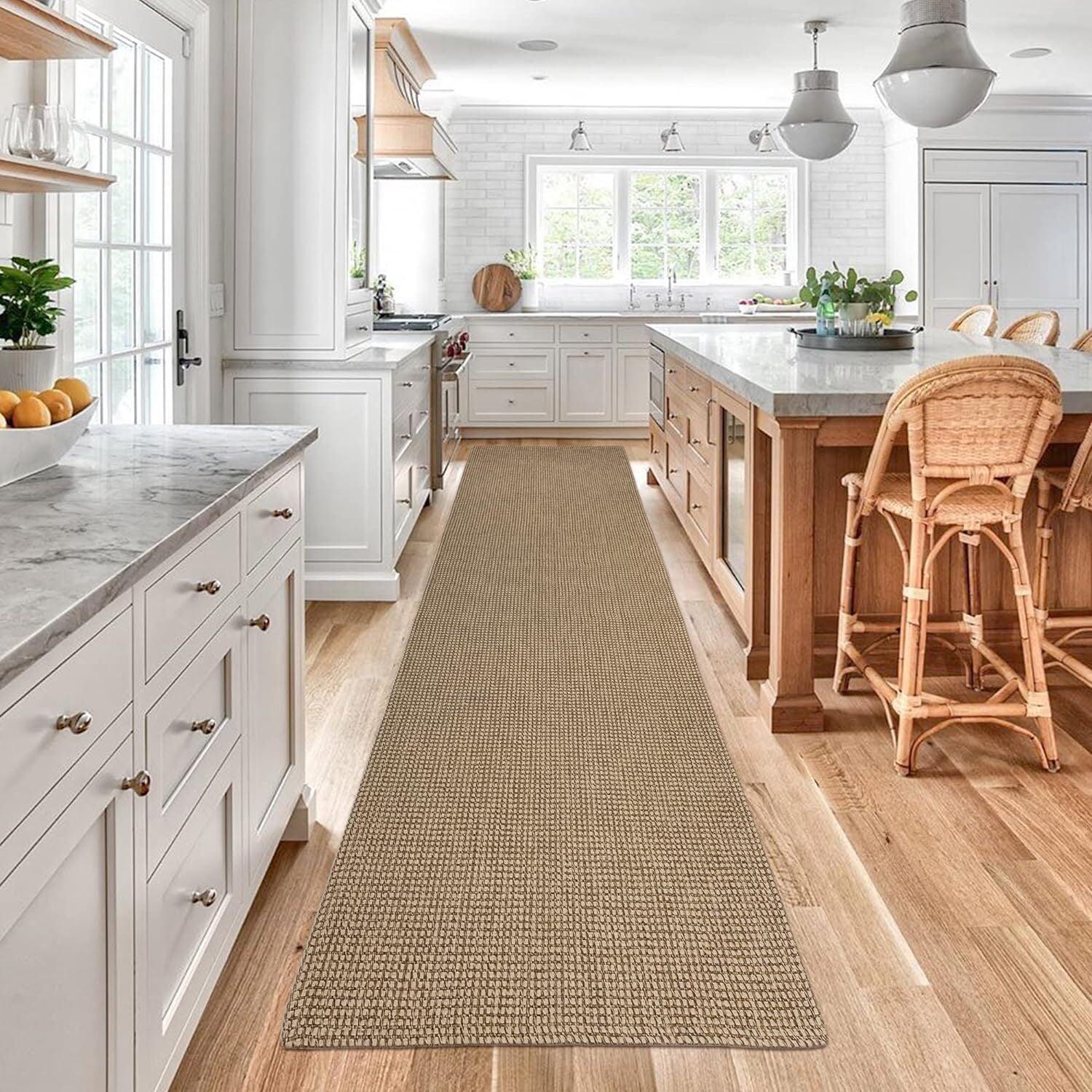 KOZYFLY Boho Runners for Hallways 2.6x10 ft Washable Long Hall Carpet