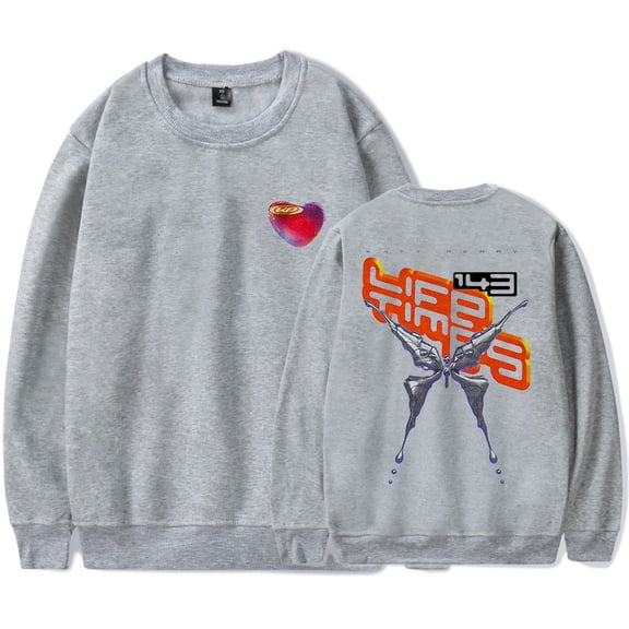 KP 143 Lifetimes Heart Logo Merch Crewneck Sweatshirts Cosplay Women Men Fashion Casual Long Sleeve