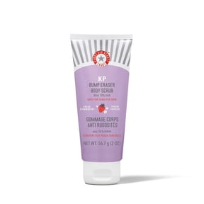 First Aid Beauty KP Bump Eraser Body Scrub with 10% AHA Strawberry 2 oz