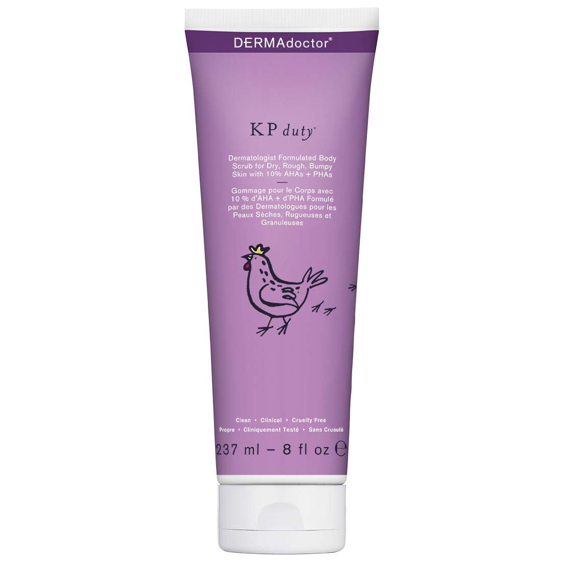 KP Duty Dermatologist ZS23 Formulated Body Scrub Exfoliant for