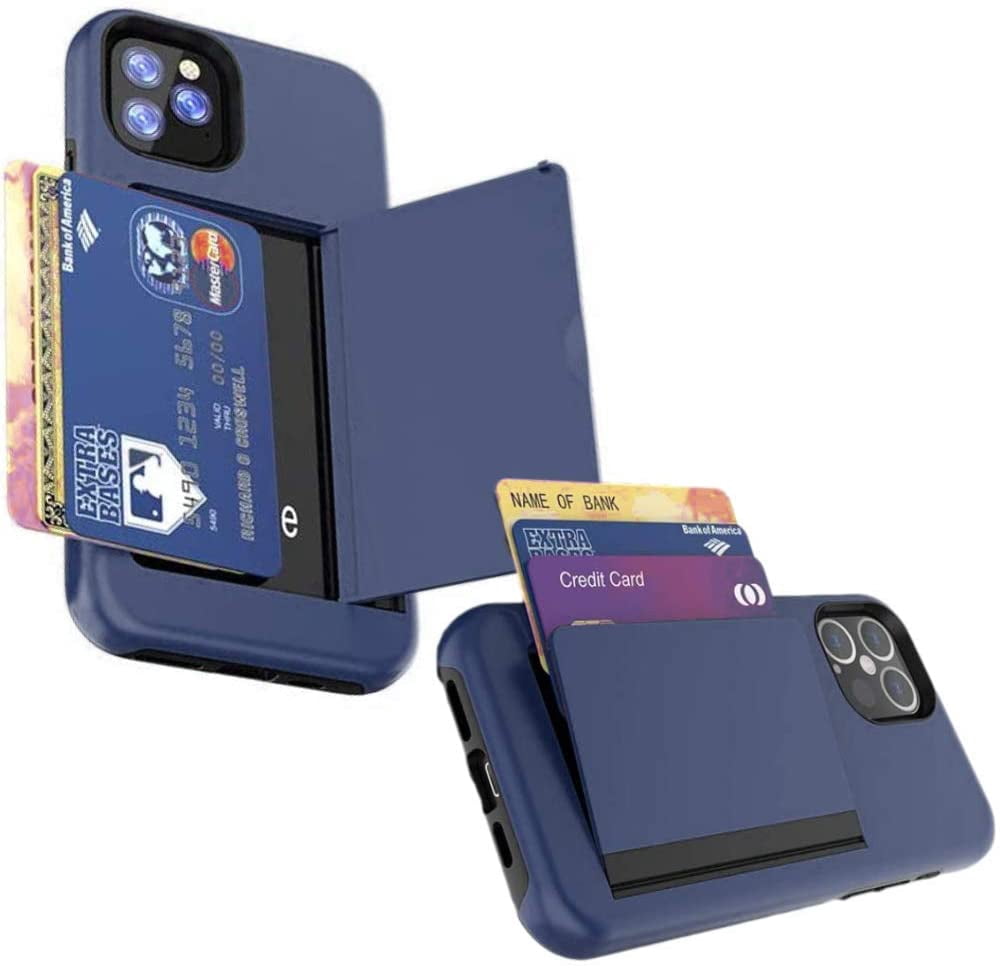 Custodia Con Portafoglio KP KOOL PRODUCTS Per IPhone 12/12 Pro/Max – Rigida Posteriore E TPU Nera - Foto 2