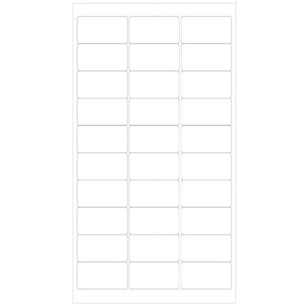 KP's Easy to Peel Address Labels 1"x25/8" White Shipping Labels (3,000