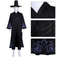 thumbnail image 1 of ZTACE POP Singer Stars Costumes - Saja Boys Grim Reaper Black Outfit, Men Cosplay Outfit Bodysuits, Halloween Cosplay Costumes - Black, XS, 1 of 3