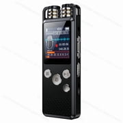 KP666 Professional Voice-Activated Mini Digital Clear Sound Recorder Pen PCM 1536KBPS Stereo Recording Dual Microphones Denoise Lecture Meeting Dictaphone